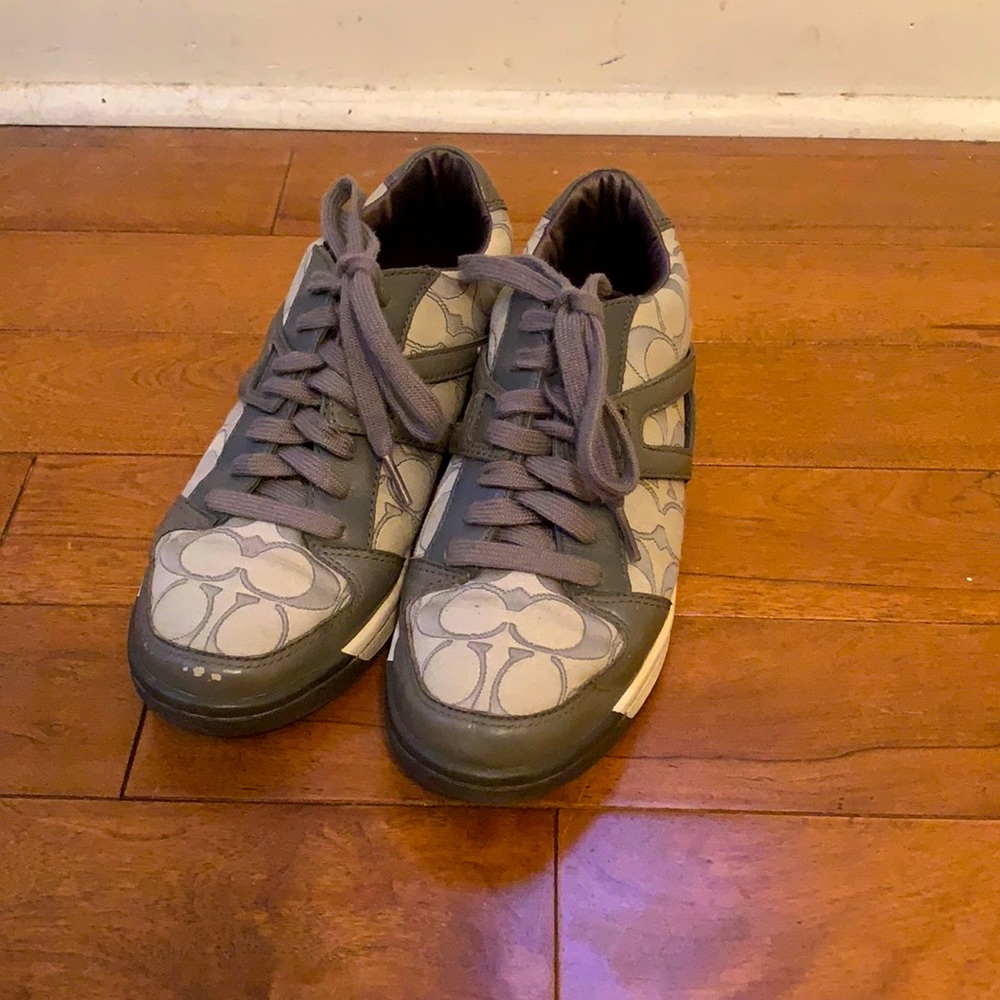 Coach Grey Women’s Sneakers F0007/C09 Size 7.5